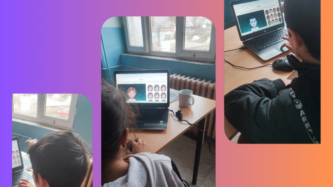 eTwinning Projesi Öğrenci Avatar  Çalışmaları Yapıldı